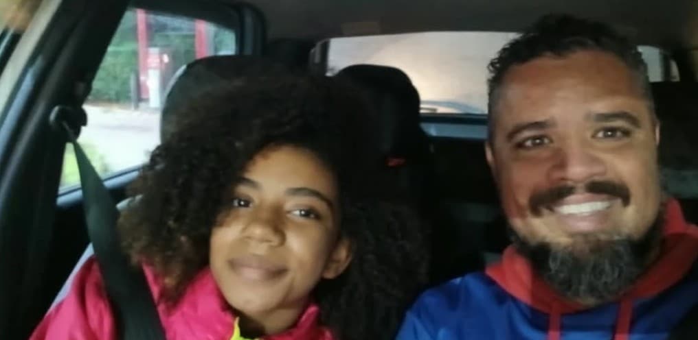Professor Saulo a caminho de um evento